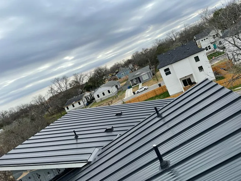 Standing seam metal roof panels with vents for Skylight Repair in Delaware